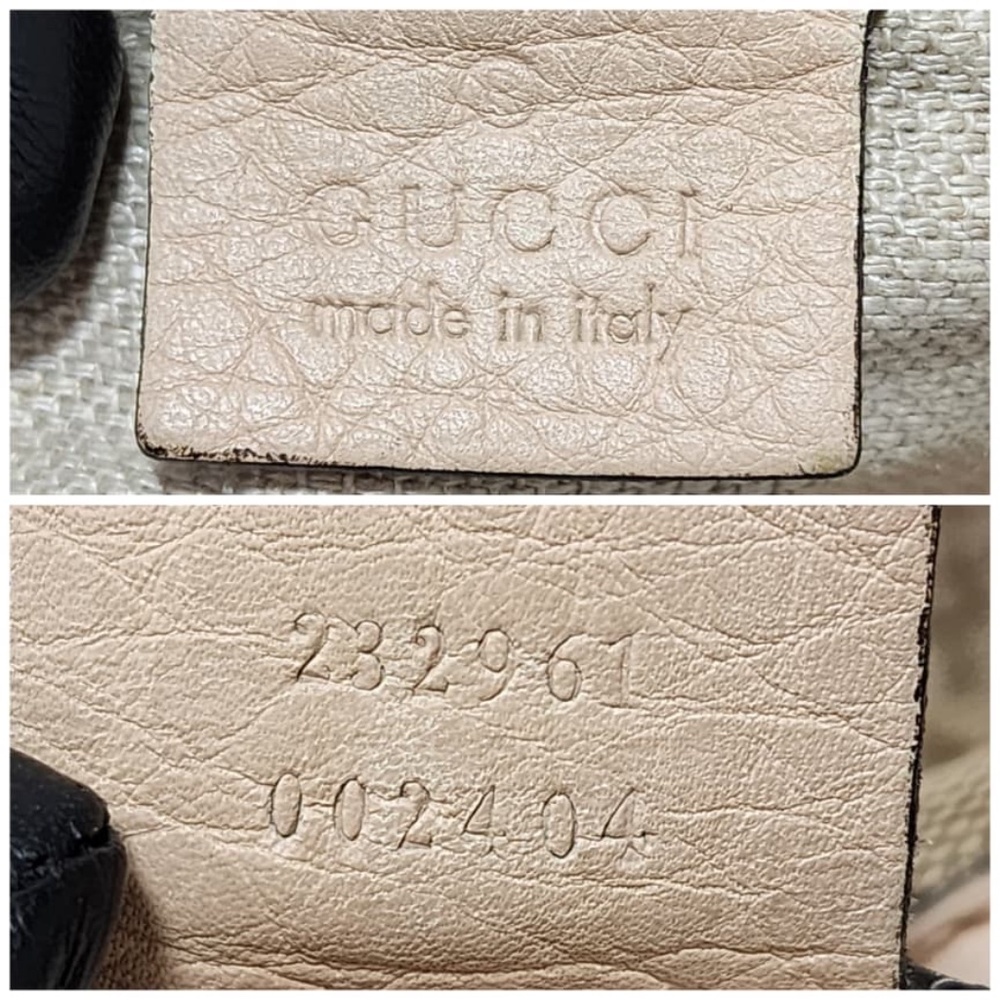Authentic Gucci GG Canvas Medium Icon Bit Hobo Bag Beige/Brown - Picture 7 of 14
